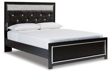 Load image into Gallery viewer, Kaydell Queen Upholstered Panel Bed with Mirrored Dresser, Chest and 2 Nightstands

