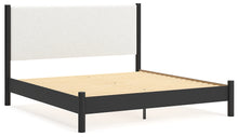 Load image into Gallery viewer, Cadmori King Upholstered Panel Bed with 2 Nightstands
