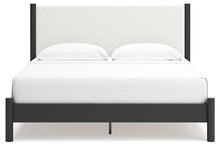 Load image into Gallery viewer, Cadmori King Upholstered Panel Bed with 2 Nightstands
