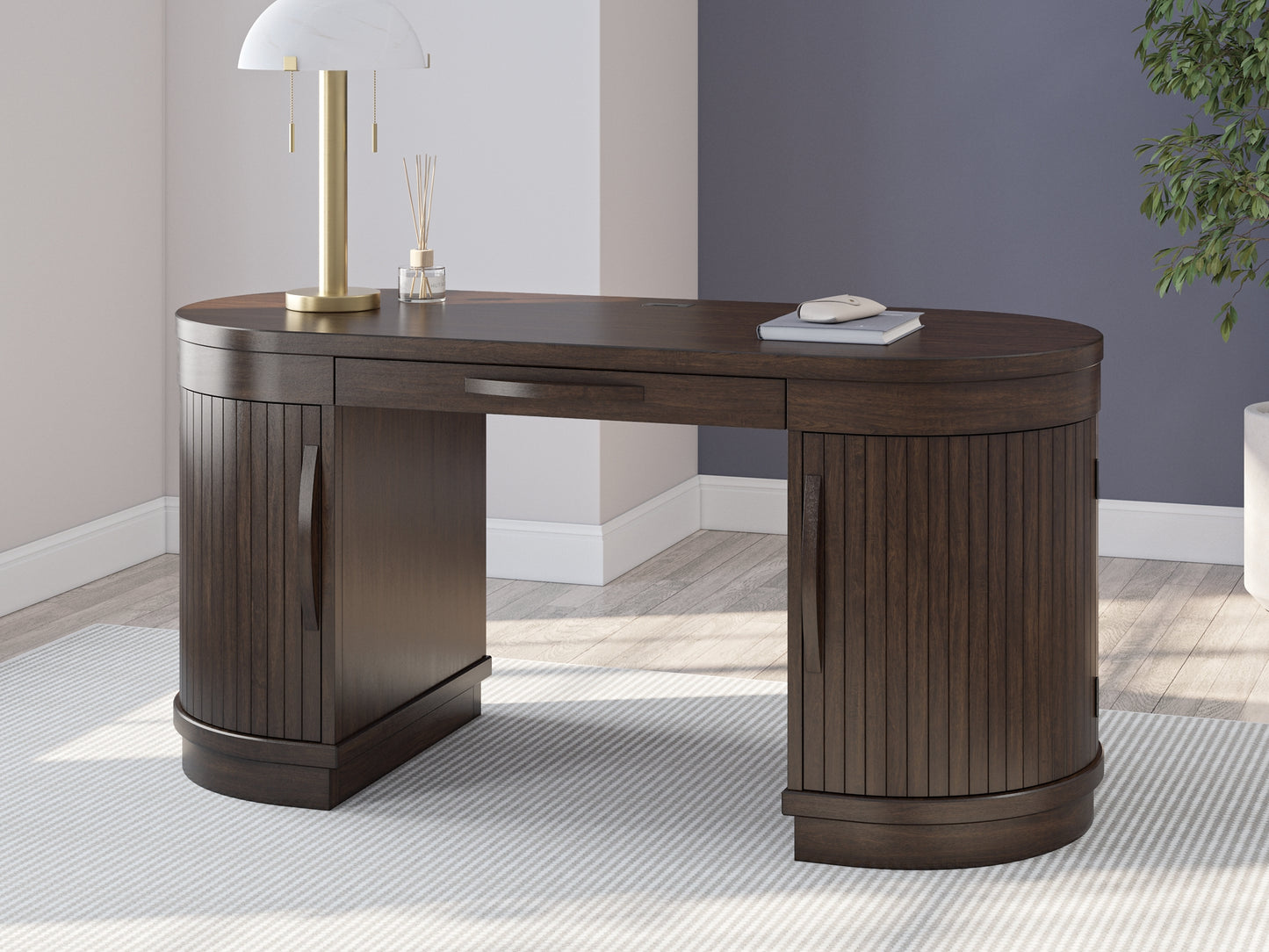 Korestone Home Office Desk with Chair and Storage