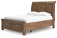 Feddinger Queen Storage Sleigh Bed with Mirrored Dresser and Nightstand