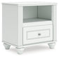 Kozlani One Drawer Night Stand