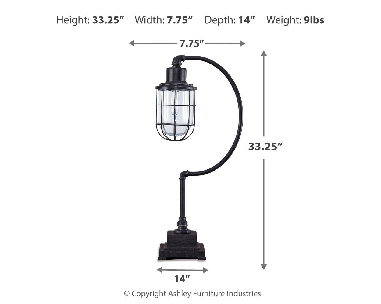 Jae Metal Desk Lamp (1/CN)