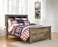 Trinell Full Bookcase Panel Bed