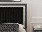 Zuraleus King Upholstered Panel Storage Bed