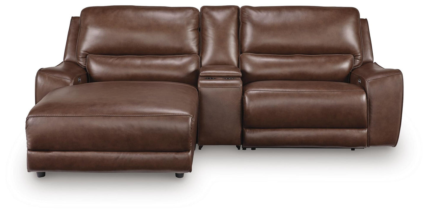 DeepWakes 3-Piece Power Reclining Sectional with Chaise