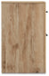 Hyanna King Panel Storage Bed with 2 Under Bed Storage Drawers, Dresser, Mirror and Nightstand