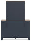 Landocken Queen Panel Bed, Dresser, Mirror, Chest and Nightstand