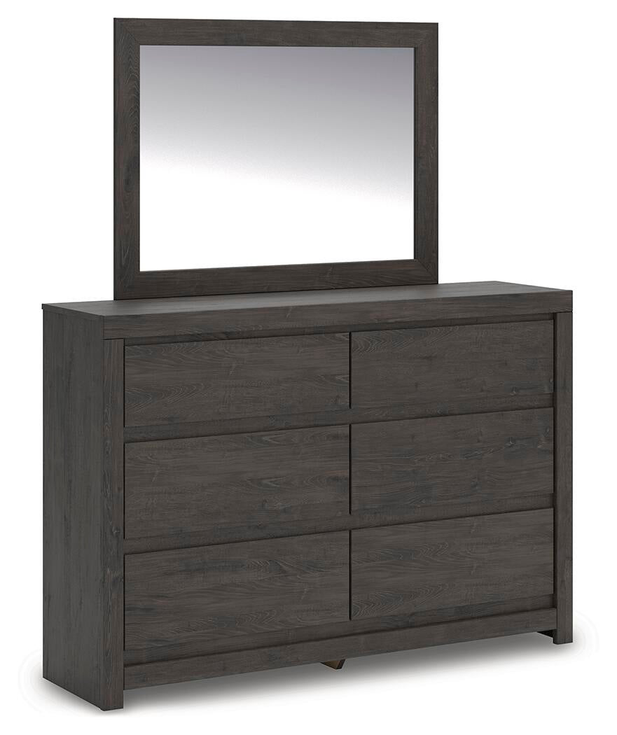 Fraluna King Panel Bed, Dresser and Mirror
