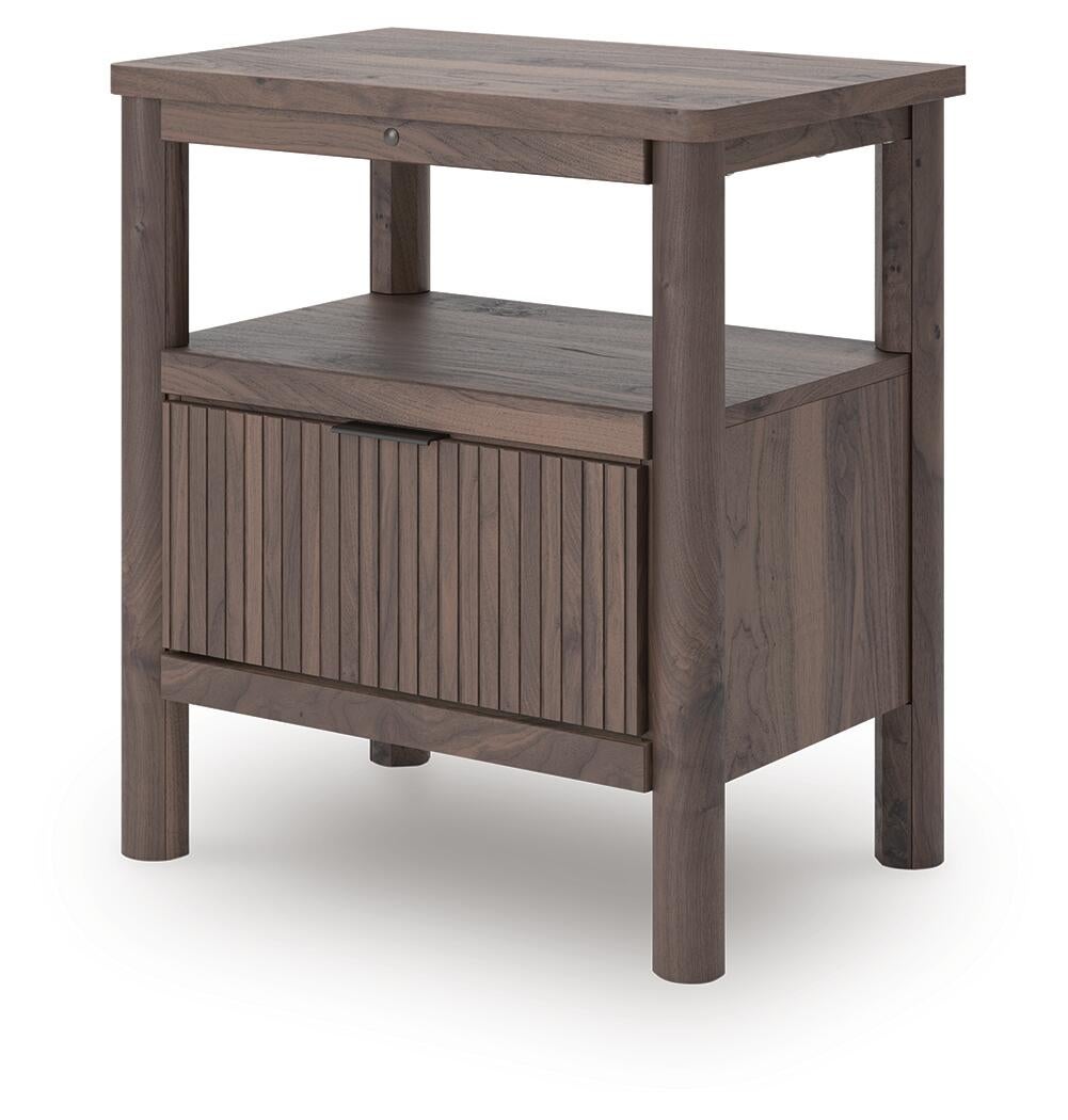 Pamytta Twin Panel Platform Bed, Dresser, Mirror, Chest and Nightstand