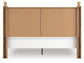 Aleaport King Panel Bed with Mirrored Dresser and Nightstand