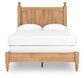 Aleaport Full Panel Bed with Mirrored Dresser and Nightstand