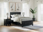Lanolee Full Panel Storage Bed, Dresser and Mirror
