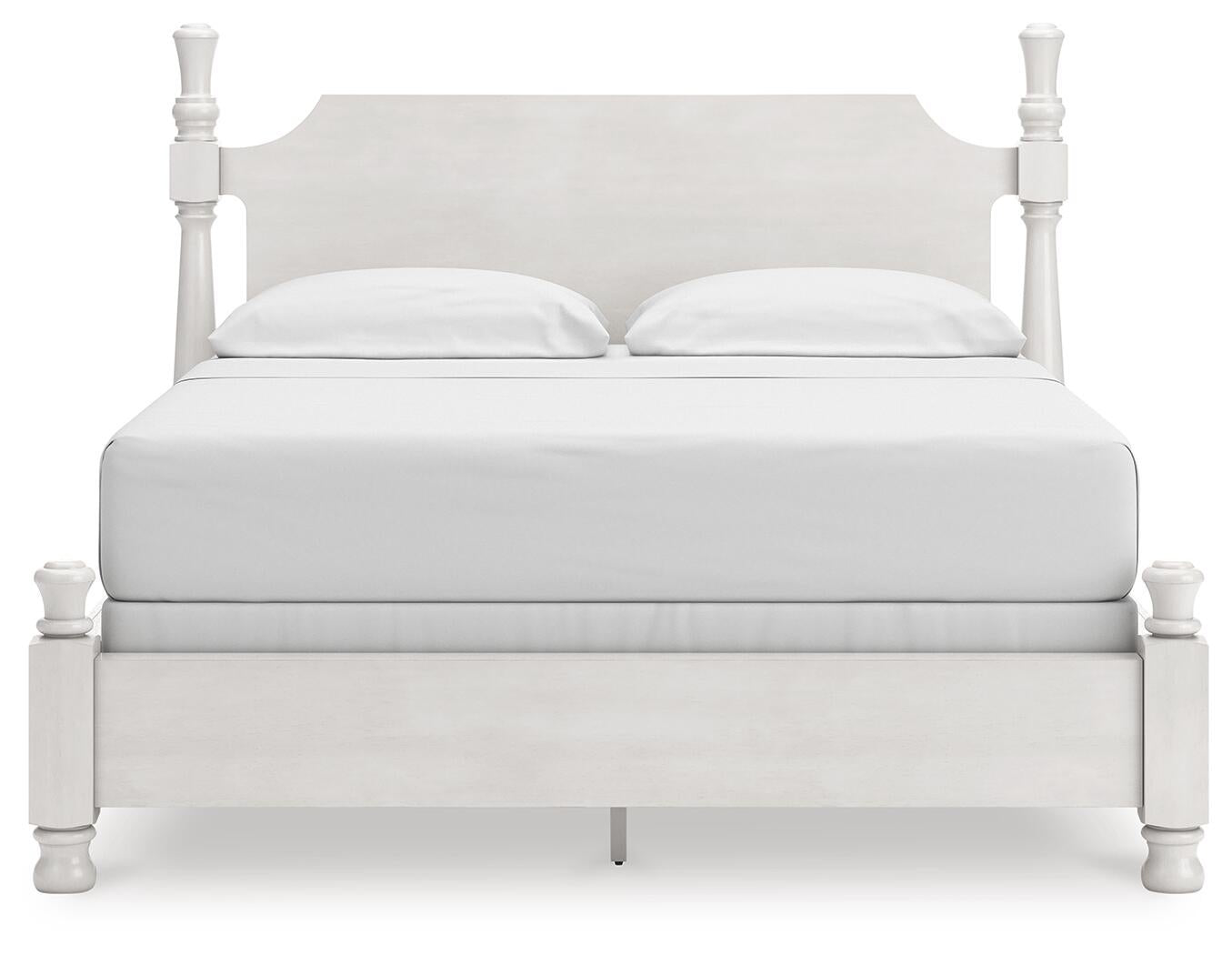 Rowlenstown California King Poster Bed, Dresser and Mirror