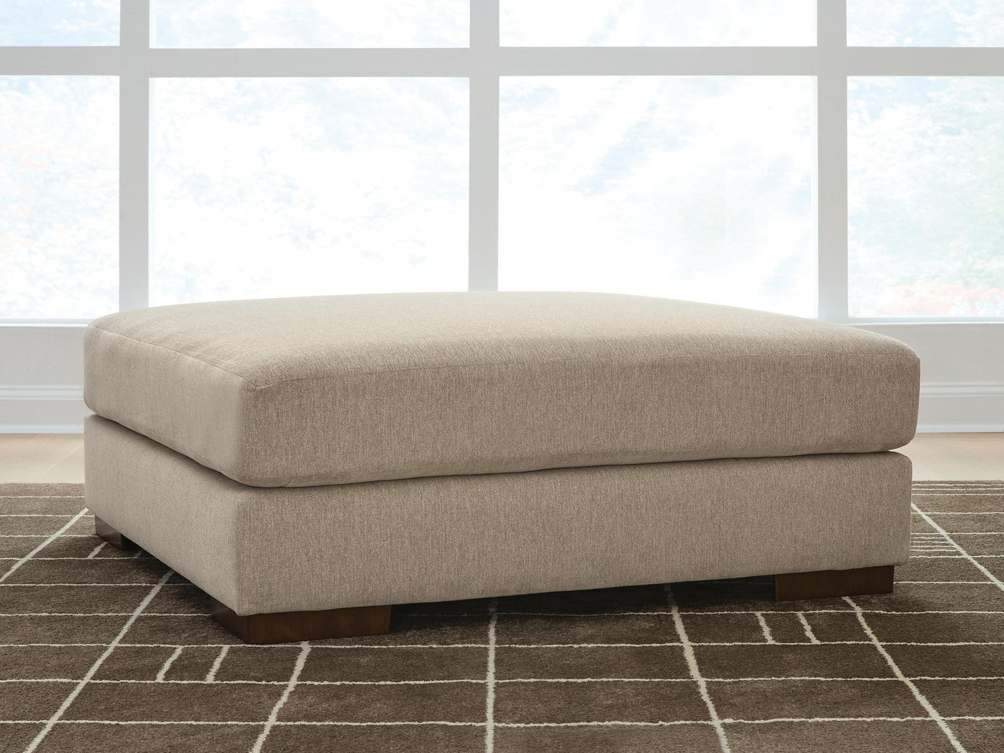 Linenhause Oversized Accent Ottoman
