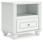Kozlani One Drawer Night Stand