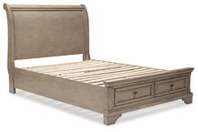 Load image into Gallery viewer, Lettner Queen Sleigh Bed with 2 Storage Drawers
