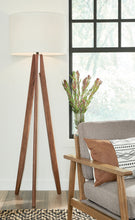Load image into Gallery viewer, Dallson Wood Floor Lamp (1/CN)
