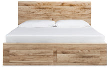 Load image into Gallery viewer, Hyanna  Panel Storage Bed With 1 Under Bed Storage Drawer
