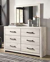 Load image into Gallery viewer, Cambeck Queen Panel Bed with Mirrored Dresser and 2 Nightstands
