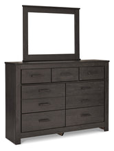 Load image into Gallery viewer, Brinxton Full Panel Bed with Mirrored Dresser
