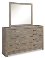 Load image into Gallery viewer, Culverbach King Panel Bed with Mirrored Dresser and Chest
