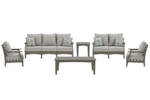 Load image into Gallery viewer, Visola Outdoor Sofa and Loveseat with 2 Lounge Chairs and End Table
