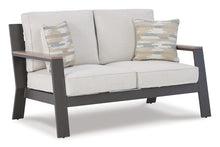 Load image into Gallery viewer, Tropicava Outdoor Loveseat and Lounge Chair with Coffee Table and 2 End Tables

