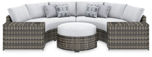Load image into Gallery viewer, Harbor Court 4-Piece Outdoor Sectional with Ottoman
