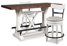 Load image into Gallery viewer, Valebeck Counter Height Dining Table and 2 Barstools
