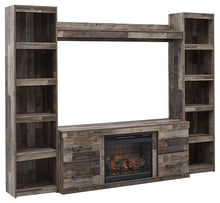Load image into Gallery viewer, Derekson 4-Piece Entertainment Center with Electric Fireplace

