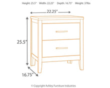Load image into Gallery viewer, Olivet Two Drawer Night Stand
