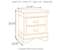 Load image into Gallery viewer, Alisdair Two Drawer Night Stand
