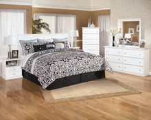 Load image into Gallery viewer, Bostwick Shoals King/California King Panel Headboard with Mirrored Dresser, Chest and 2 Nightstands
