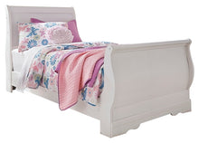 Load image into Gallery viewer, Anarasia Twin Sleigh Bed with Mirrored Dresser and 2 Nightstands

