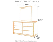 Load image into Gallery viewer, Maribel Full Panel Headboard with Mirrored Dresser, Chest and Nightstand

