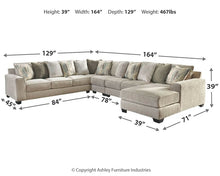 Load image into Gallery viewer, Ardsley 5-Piece Sectional with Ottoman

