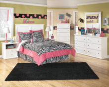 Load image into Gallery viewer, Bostwick Shoals Full Panel Headboard with Mirrored Dresser, Chest and Nightstand
