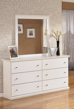 Load image into Gallery viewer, Bostwick Shoals Full Panel Bed with Mirrored Dresser
