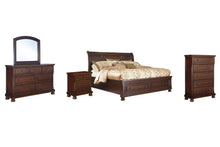 Load image into Gallery viewer, Porter  Sleigh Bed With Mirrored Dresser, Chest And Nightstand
