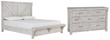 Load image into Gallery viewer, Brashland Queen Panel Bed with Dresser
