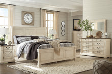 Load image into Gallery viewer, Bolanburg King Panel Bed with Mirrored Dresser, Chest and Nightstand
