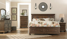 Load image into Gallery viewer, Flynnter  Panel Bed With Mirrored Dresser, Chest And Nightstand
