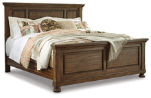 Load image into Gallery viewer, Flynnter Queen Panel Bed with Mirrored Dresser, Chest and 2 Nightstands
