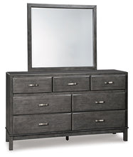 Load image into Gallery viewer, Caitbrook Queen Storage Bed with 8 Storage Drawers with Mirrored Dresser, Chest and Nightstand
