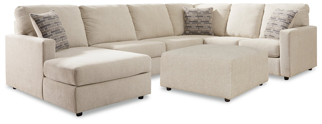 Edenfield 3-Piece Sectional with Ottoman