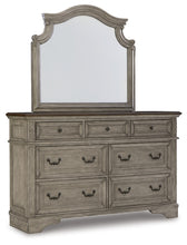 Load image into Gallery viewer, Lodenbay California King Panel Bed with Mirrored Dresser
