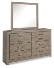 Load image into Gallery viewer, Culverbach Queen Panel Bed with Mirrored Dresser, Chest and 2 Nightstands
