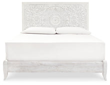 Load image into Gallery viewer, Paxberry King Panel Bed with Mirrored Dresser and Chest
