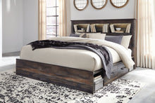 Load image into Gallery viewer, Drystan King Bookcase Bed with 2 Nightstands
